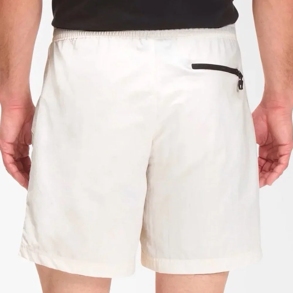 The North Face Mens Size Small TNF Outline Shorts White Elastic Waist 6